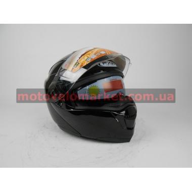 МОТОШЛЕМ FXW HF-119 (МОДУЛЯР) ЧЕРНЫЙ ГЛЯНЕЦ